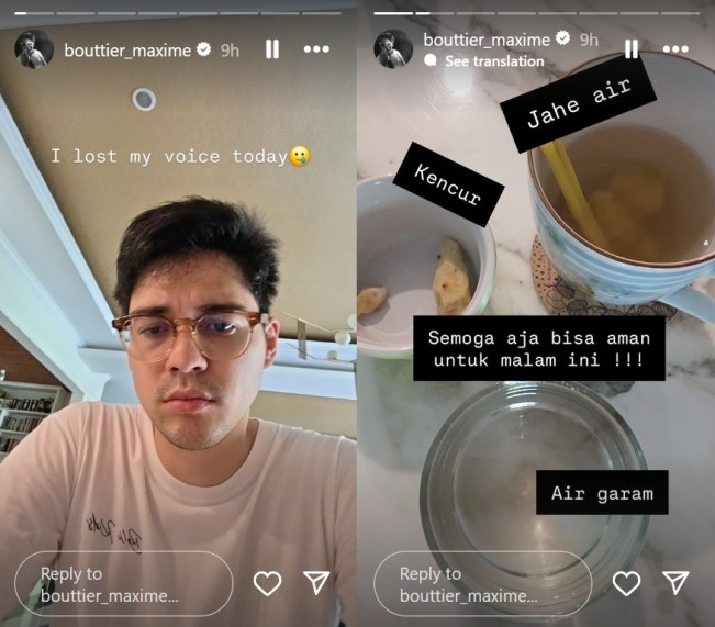 Suara Maxime Bouttier Hilang. (Instagram)